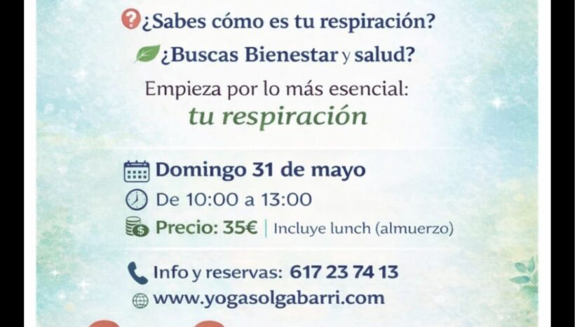 Taller de Respiración funcional. Lerin.